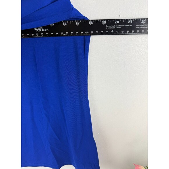 NWT Cable Gauge Top Size M Blue Pull Over 3/4 Sleeve, round neck - Picture 5 of 13